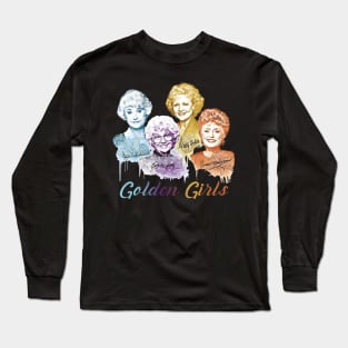 Golden Girls  Vintage Color Long Sleeve T-Shirt